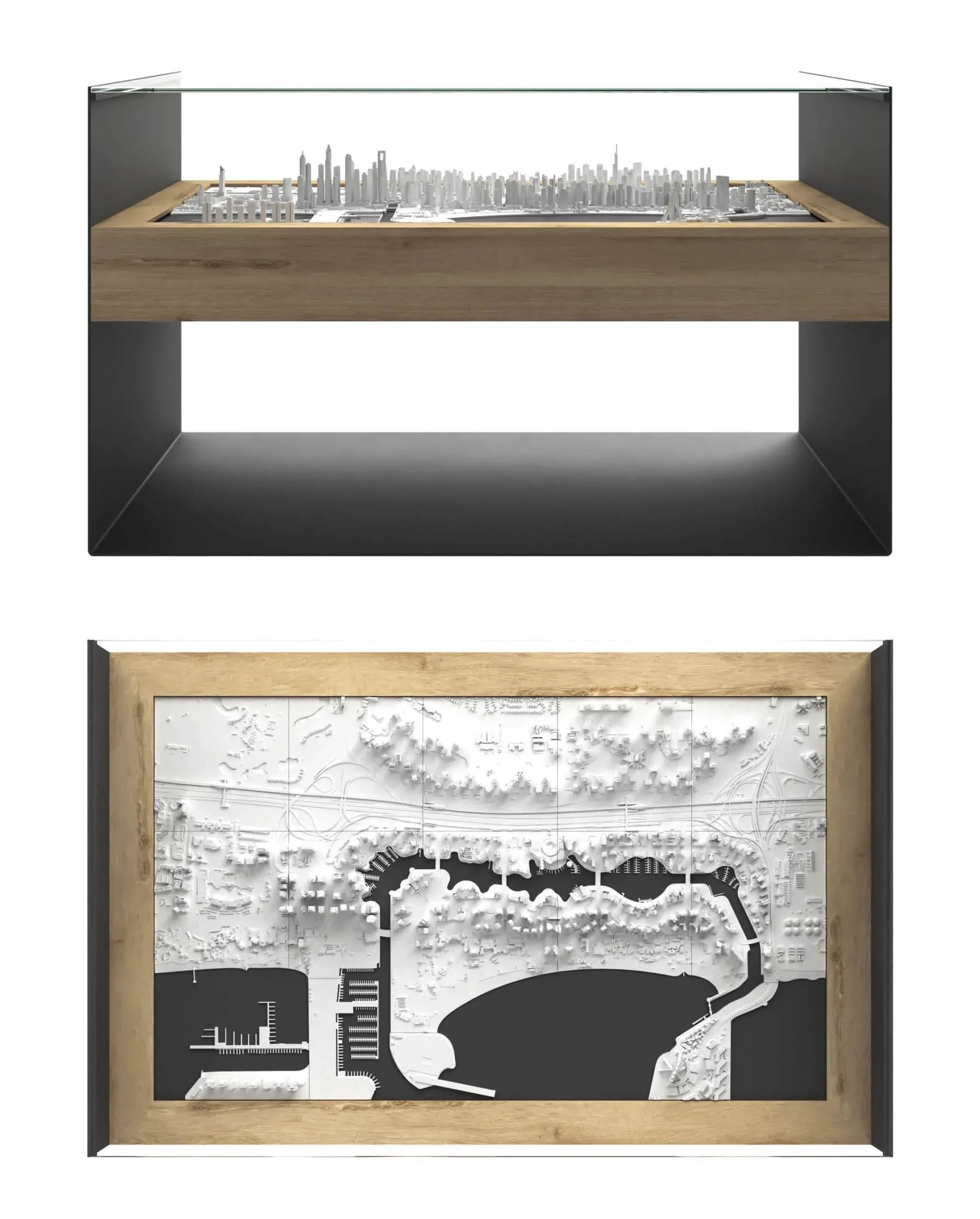 BLOK Wide Coffee Table 3D City Model BLOK, search_hidden - CITYFRAMES