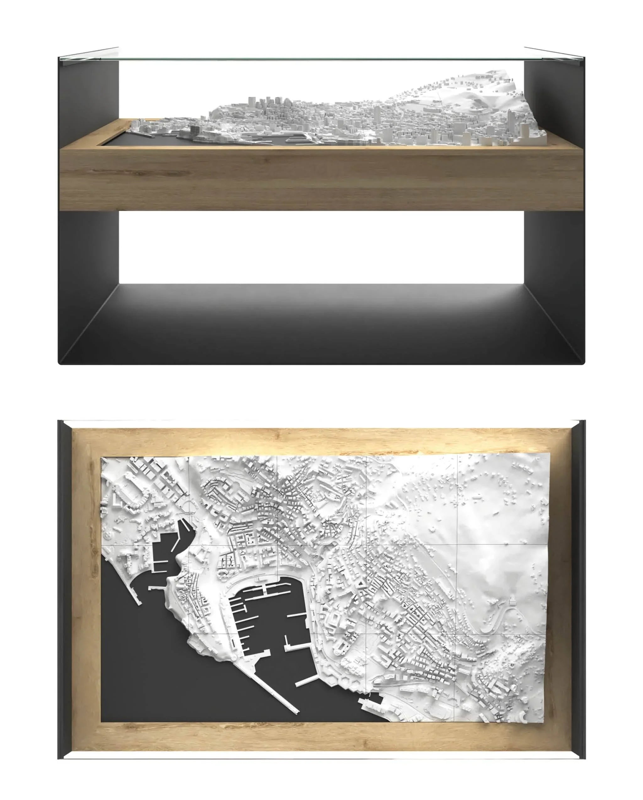 BLOK Wide Coffee Table 3D City Model BLOK, search_hidden - CITYFRAMES