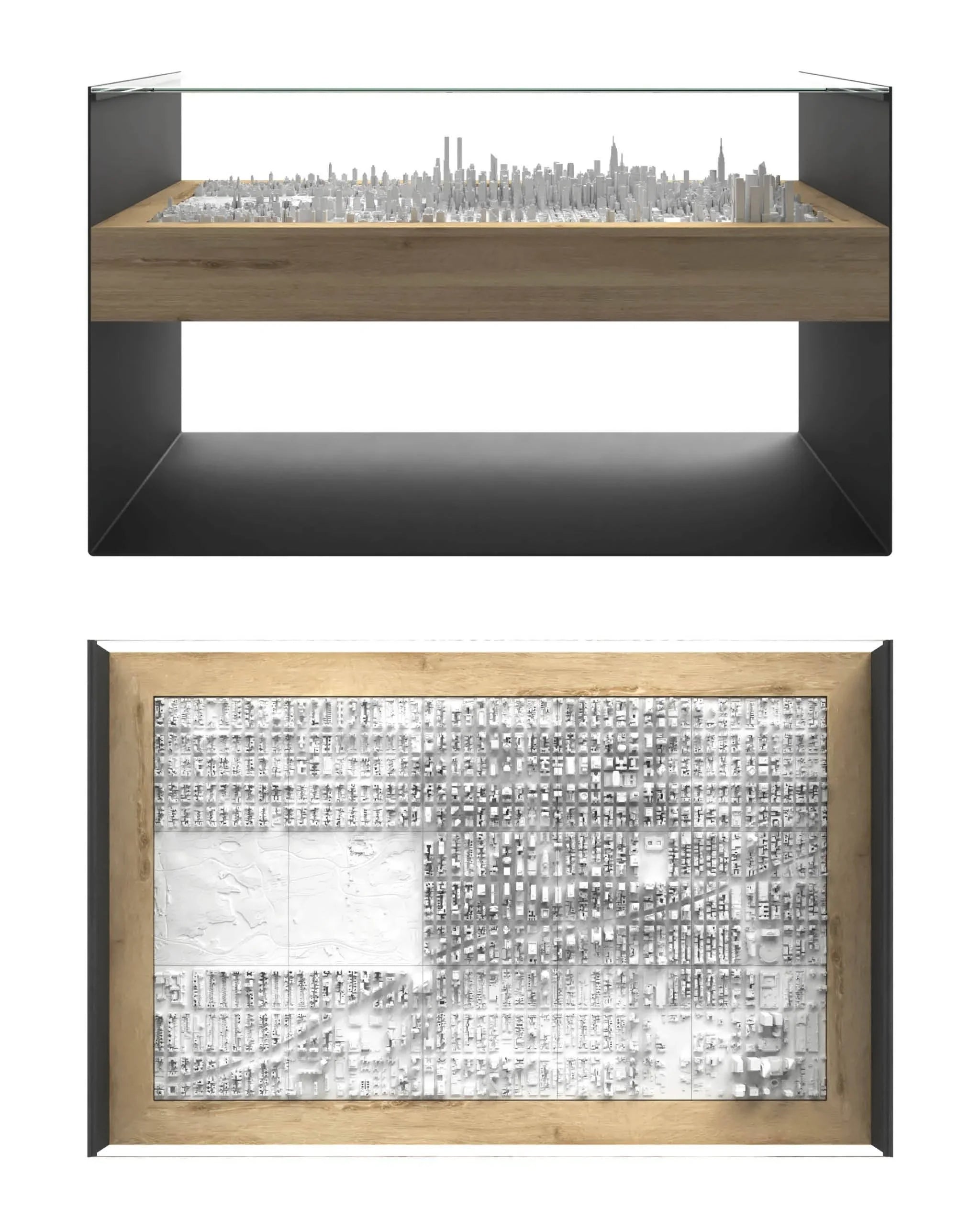 BLOK Wide Coffee Table 3D City Model BLOK, search_hidden - CITYFRAMES