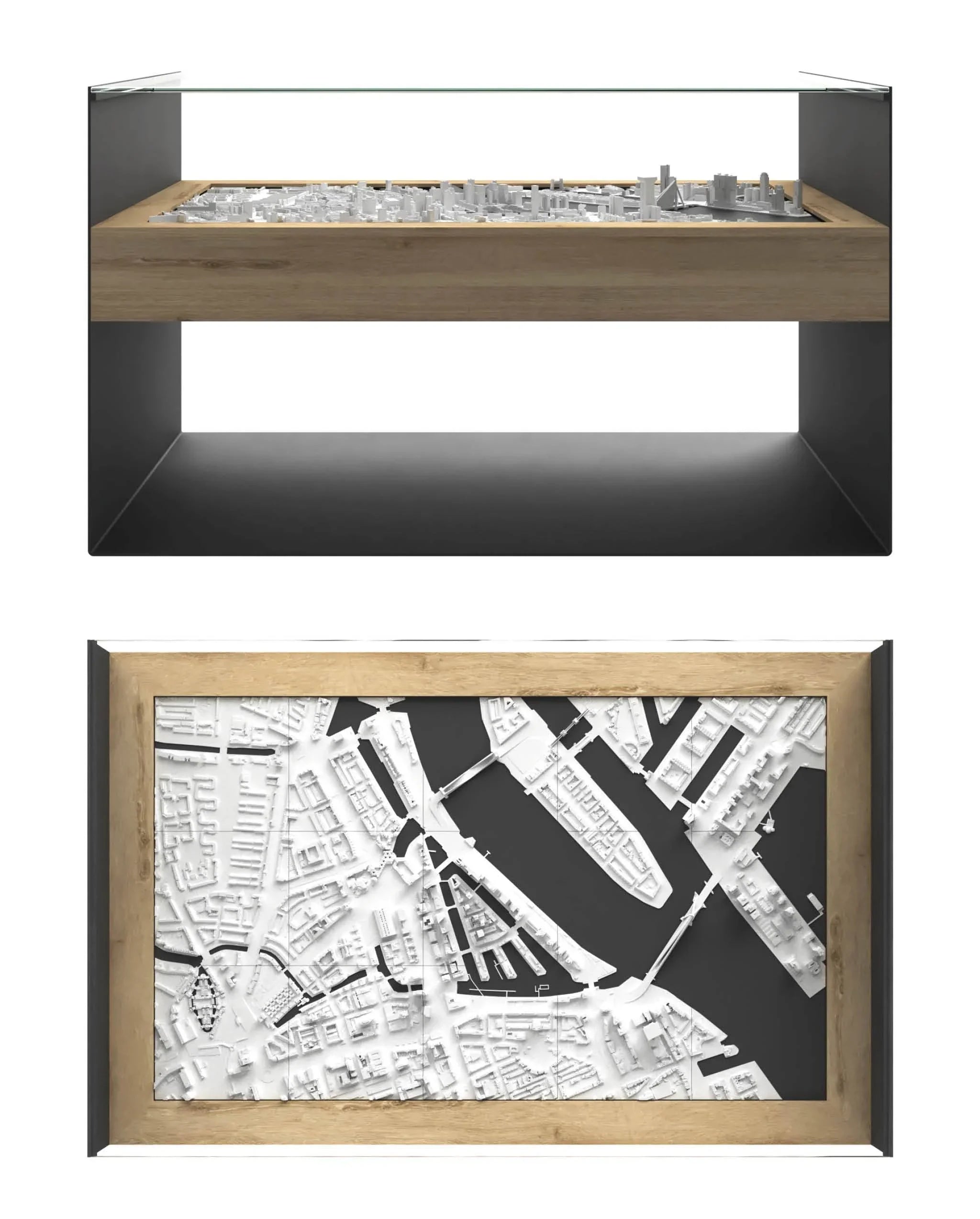 BLOK Wide Coffee Table 3D City Model BLOK, search_hidden - CITYFRAMES