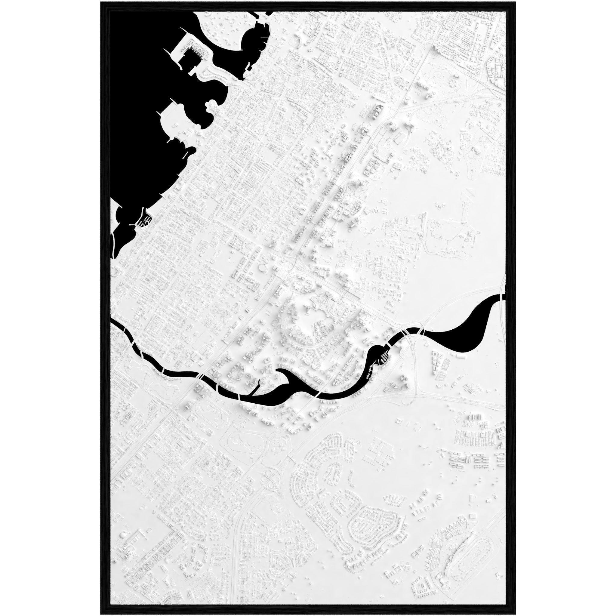 Dubai CITYWALL 3D City Model search_hidden, Wall - CITYFRAMES