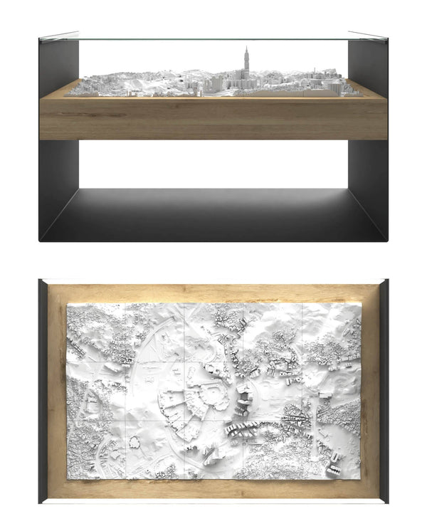 BLOK Wide Coffee Table 3D City Model BLOK, search_hidden - CITYFRAMES