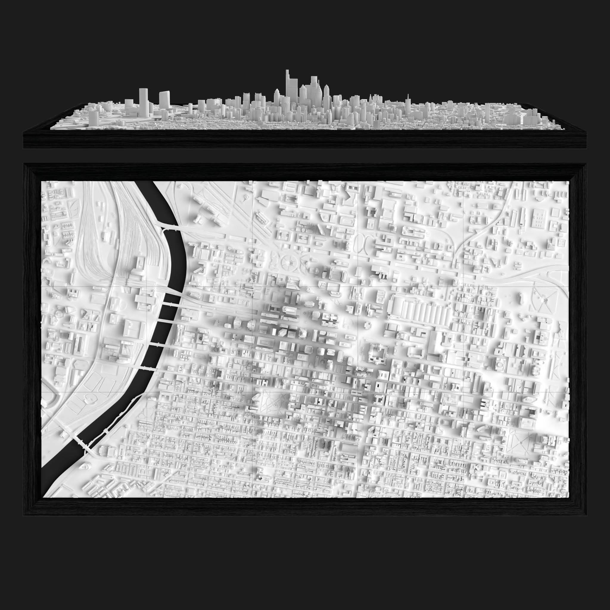 Philadelphia Frame Wide 3D City Model BFCM, search_hidden - CITYFRAMES